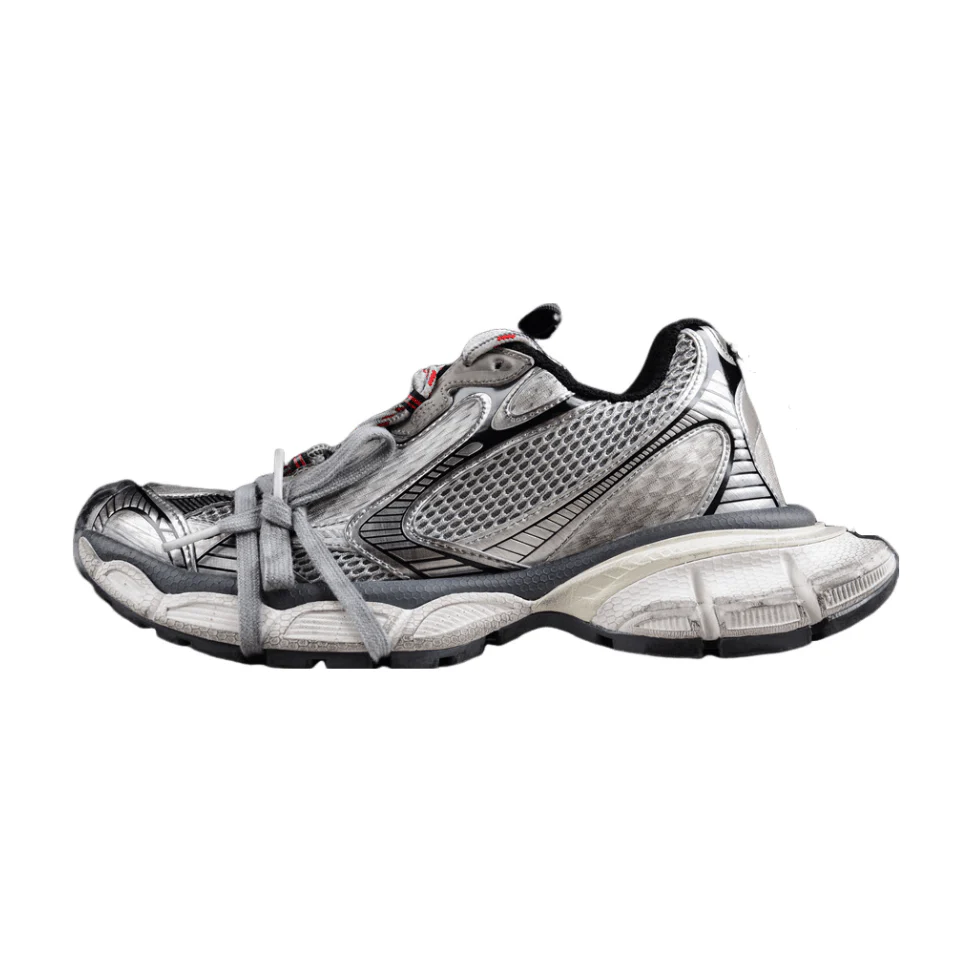 BALENCIAGA 3XL x GREY WHITE RED - Sneaker Replica Workshop