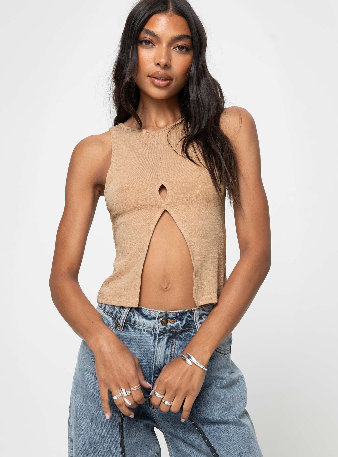 Lantau Tank Top Beige