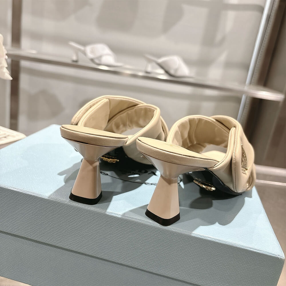 Prada Padded nappa leather sandals - Top Club