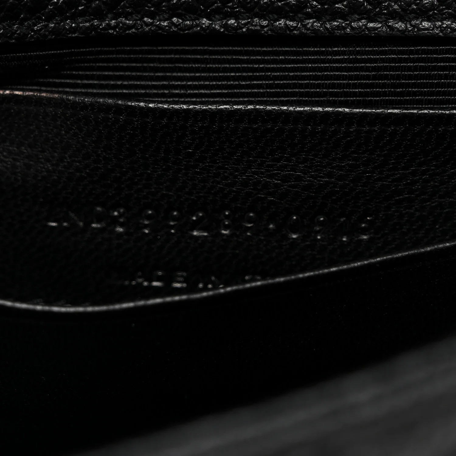 Grained Calfskin Matelasse Chevron Classic Monogram Baby Chain Bag Black - Top Club