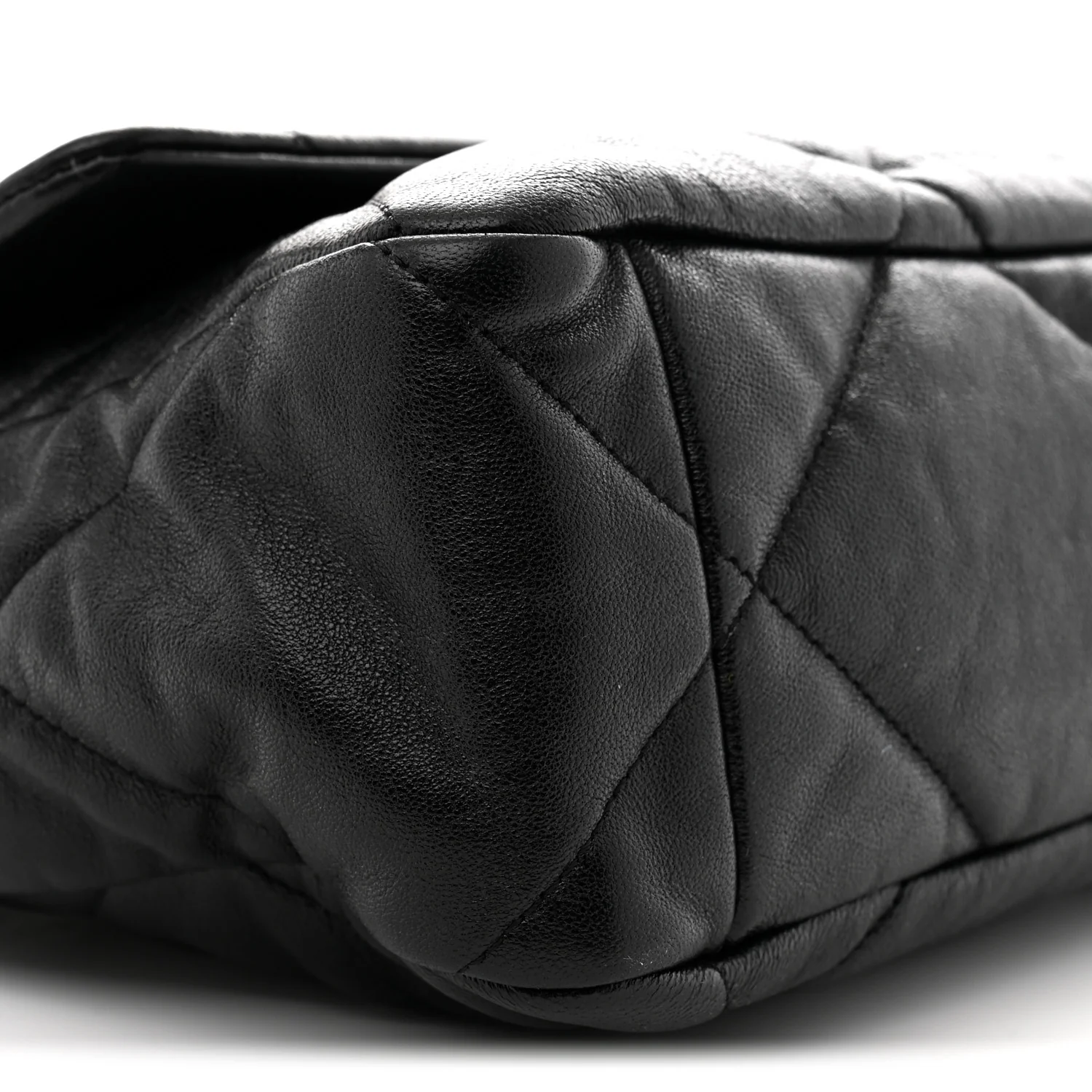 Goatskin Quilted Large Chanel 19 Flap Black - Top Club