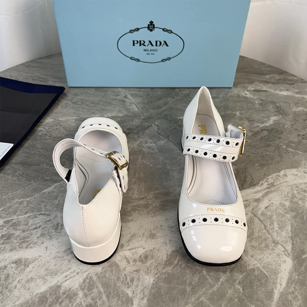 PRADA Patent leather Mary Jane pumps - Top Club