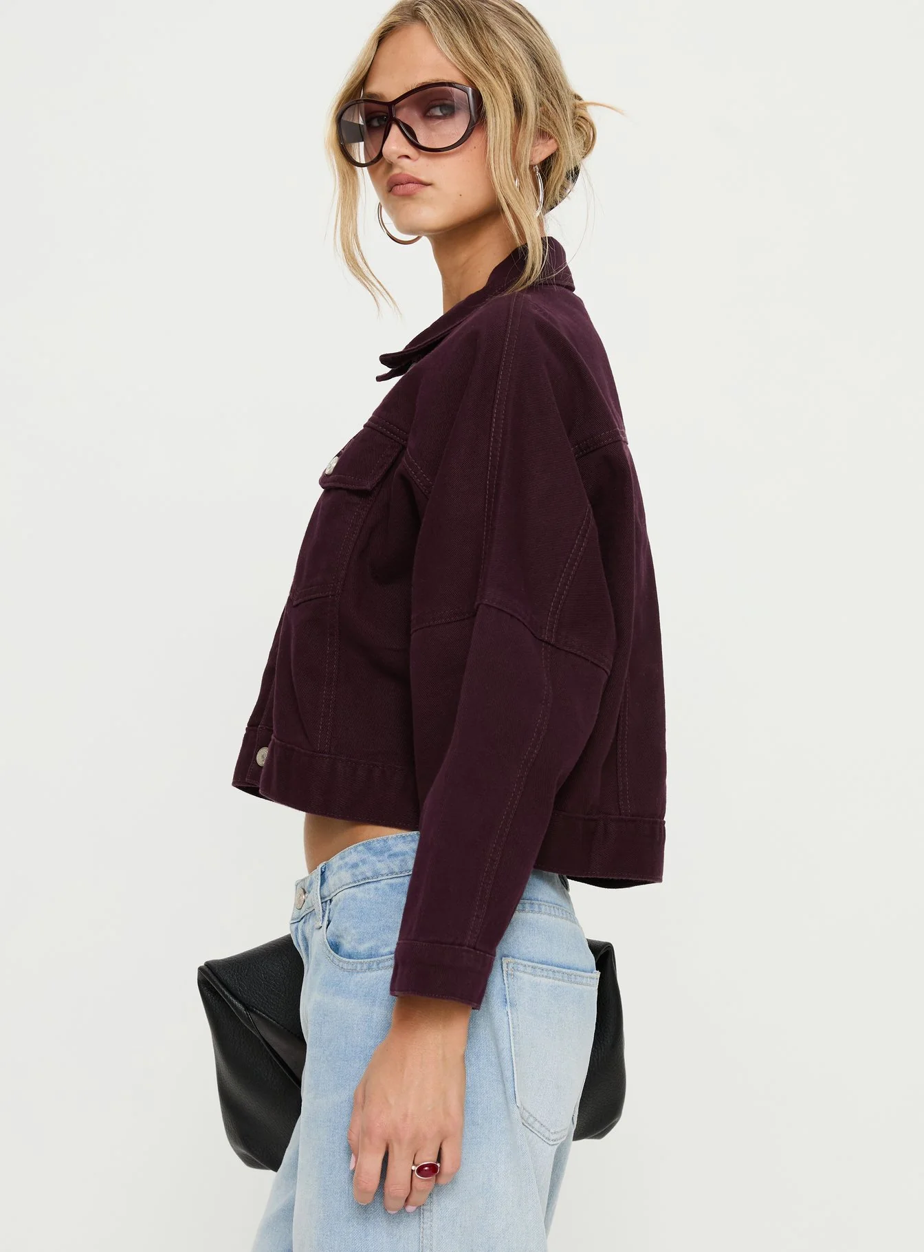 Hughes Denim Jacket Currant