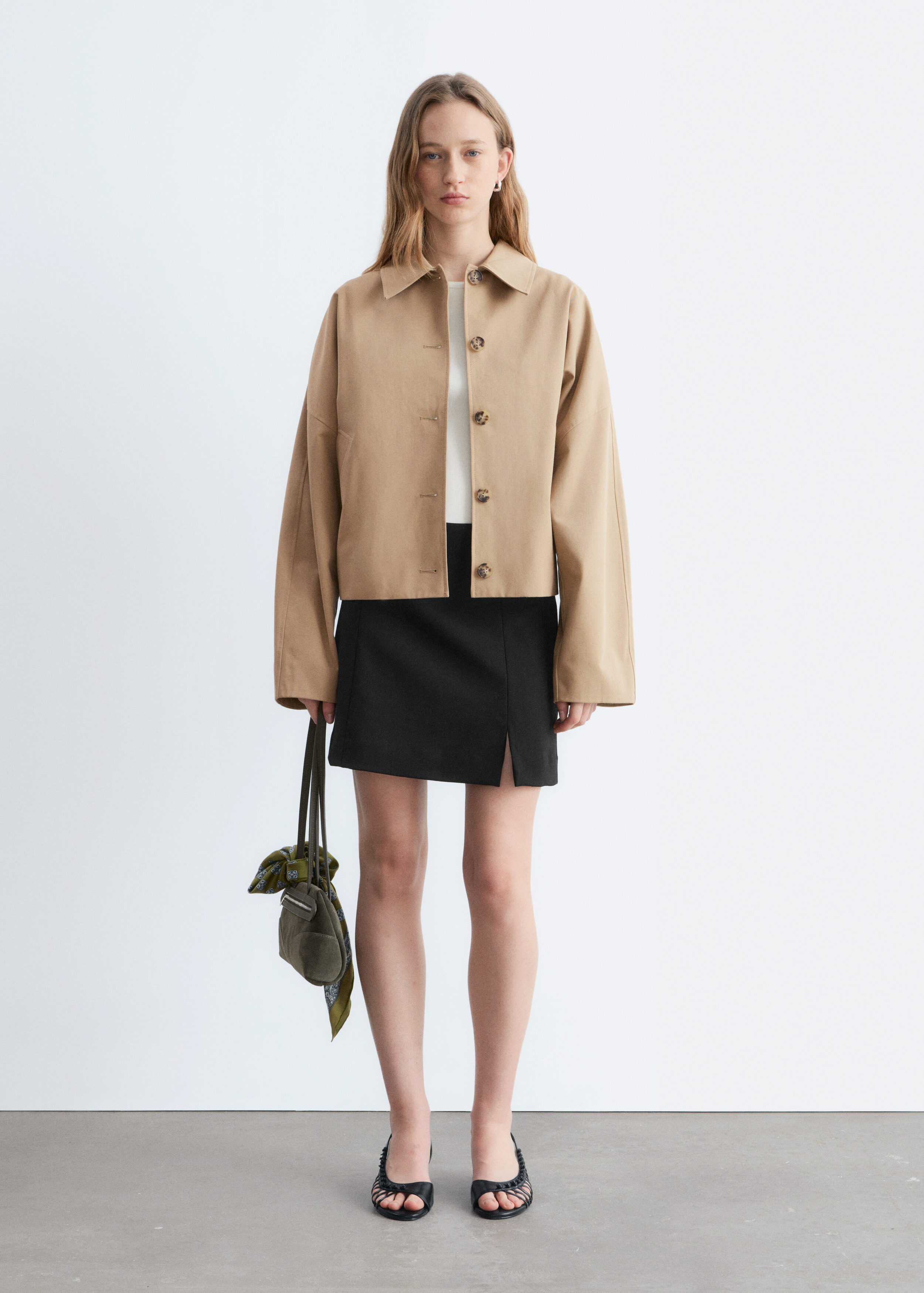 & Other Stories HIGH-WAIST MINI SKIRT