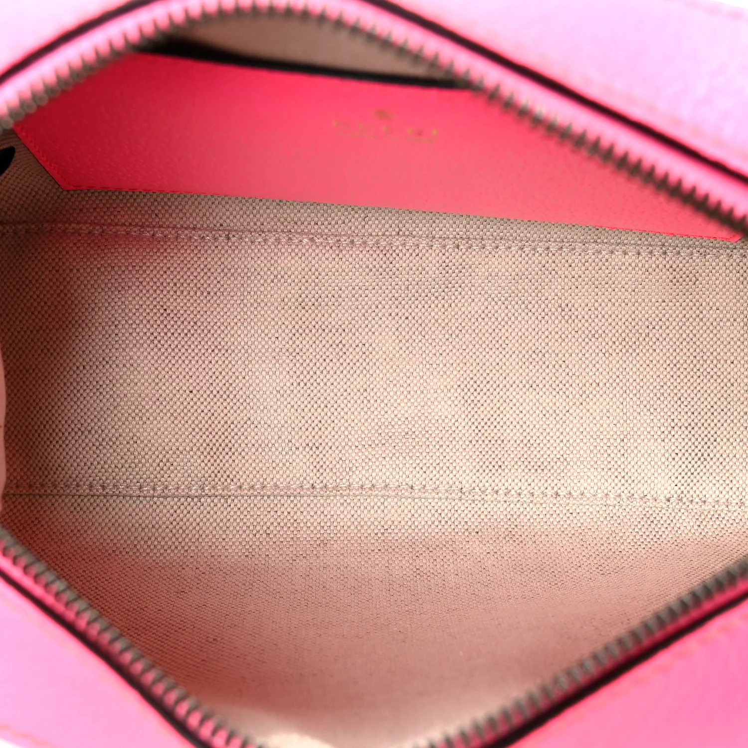GG Supreme Monogram Textured Dollar Calfskin Web Ophidia Small Crossbody Bag Beige Ebony Fuchsia - Top Club