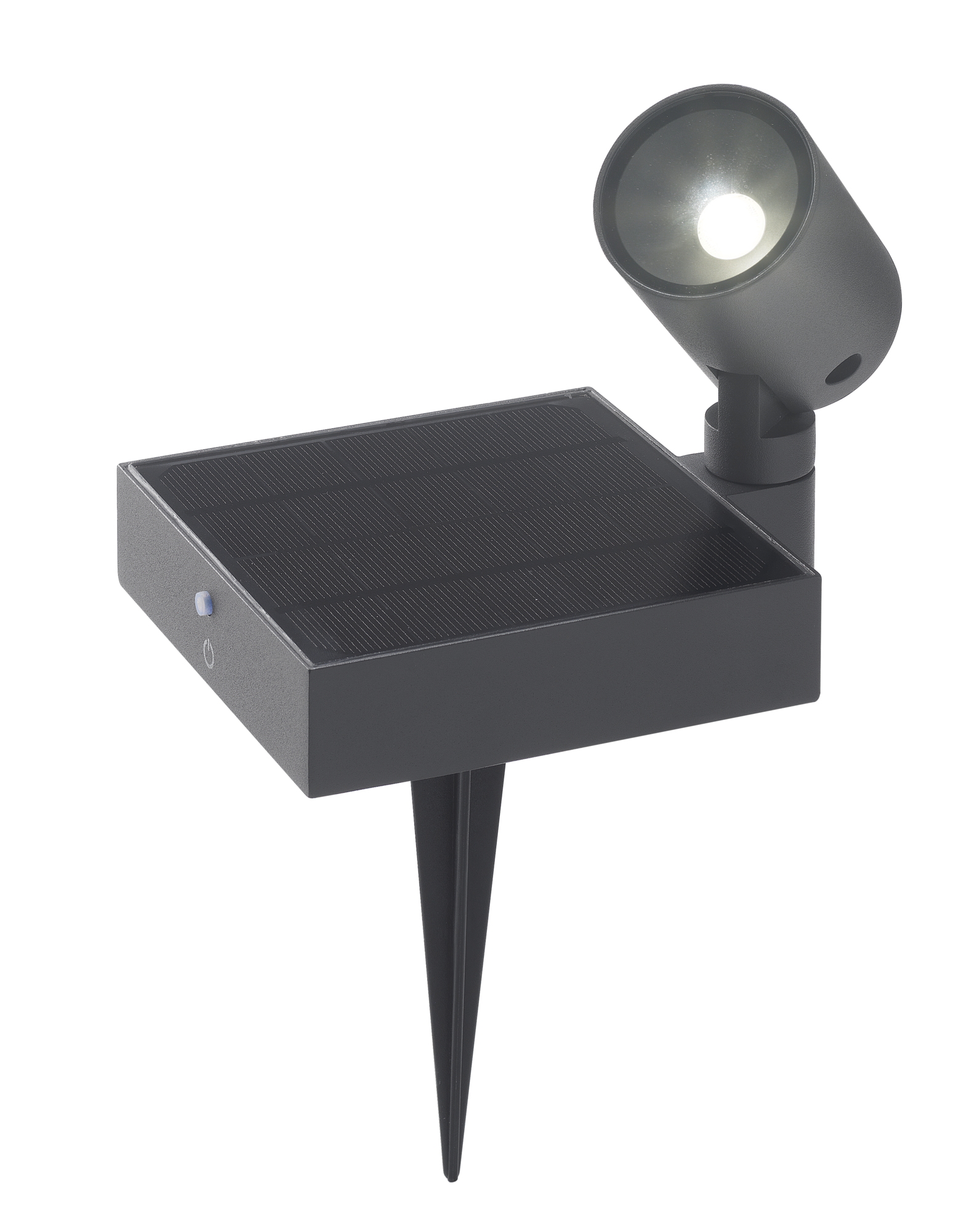 Zafferano zonne-energie spotlamp antraciet