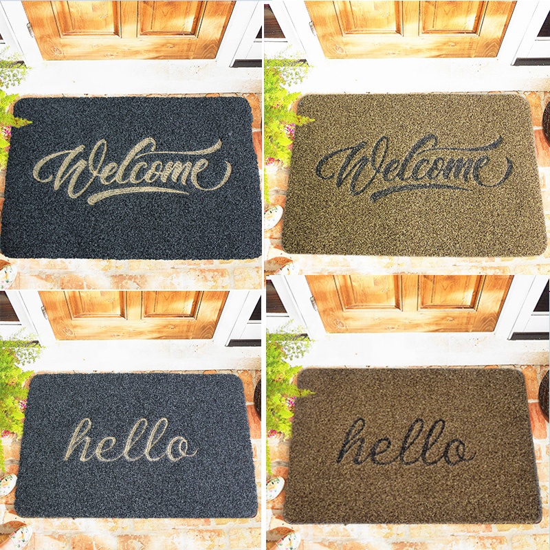 Polypropylene Dust Mat Anti Dust Shoe Cleaner Anti-slip Hard Pile Door Mat for Indoor and Entrance Use（10 pcs）