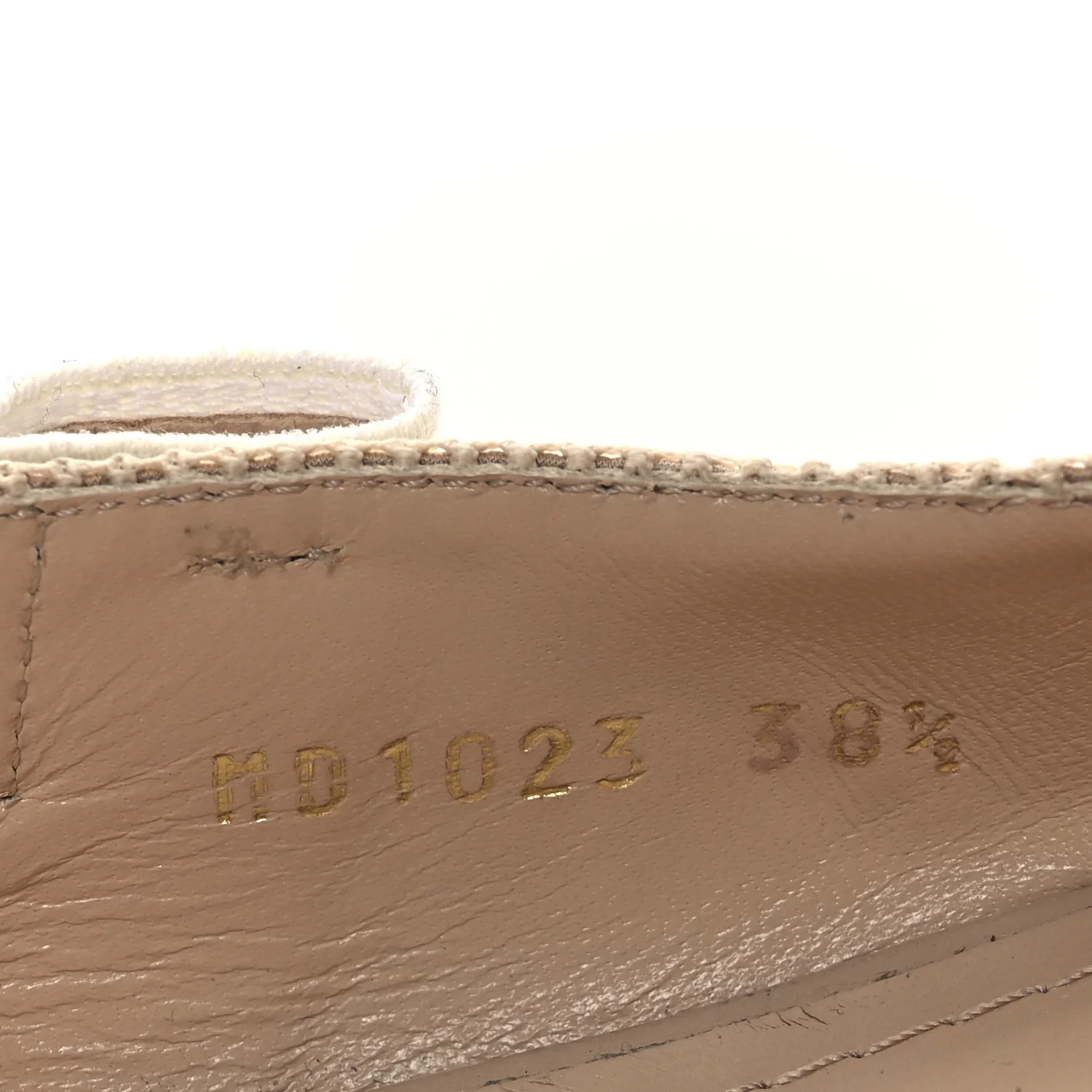 Technical Canvas Ribbon J'Adior Slingback Ballet Flats 38.5 Powder Nude - Top Club