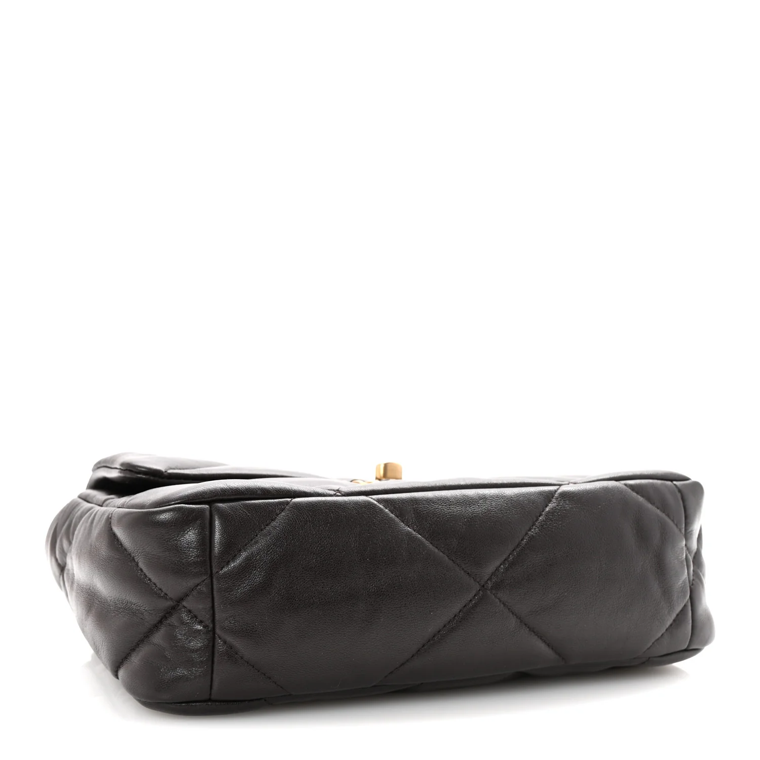 Lambskin Quilted Medium Chanel 19 Flap Dark Brown - Top Club
