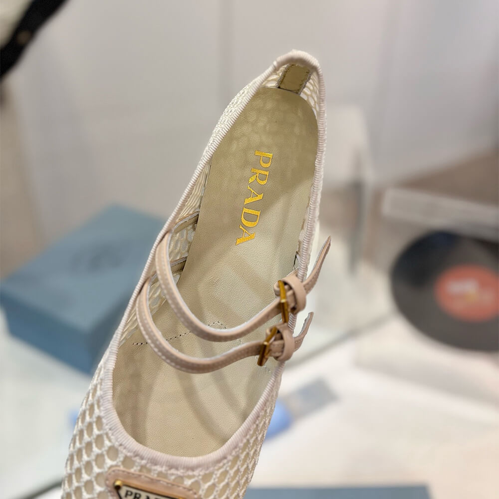 PRADA Mesh fabric ballerinas - Top Club
