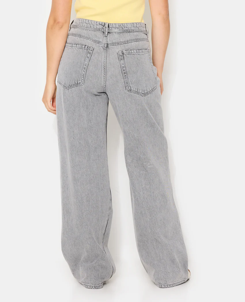 Pimkie Jean baggy taille basse avec ceinture à nouer