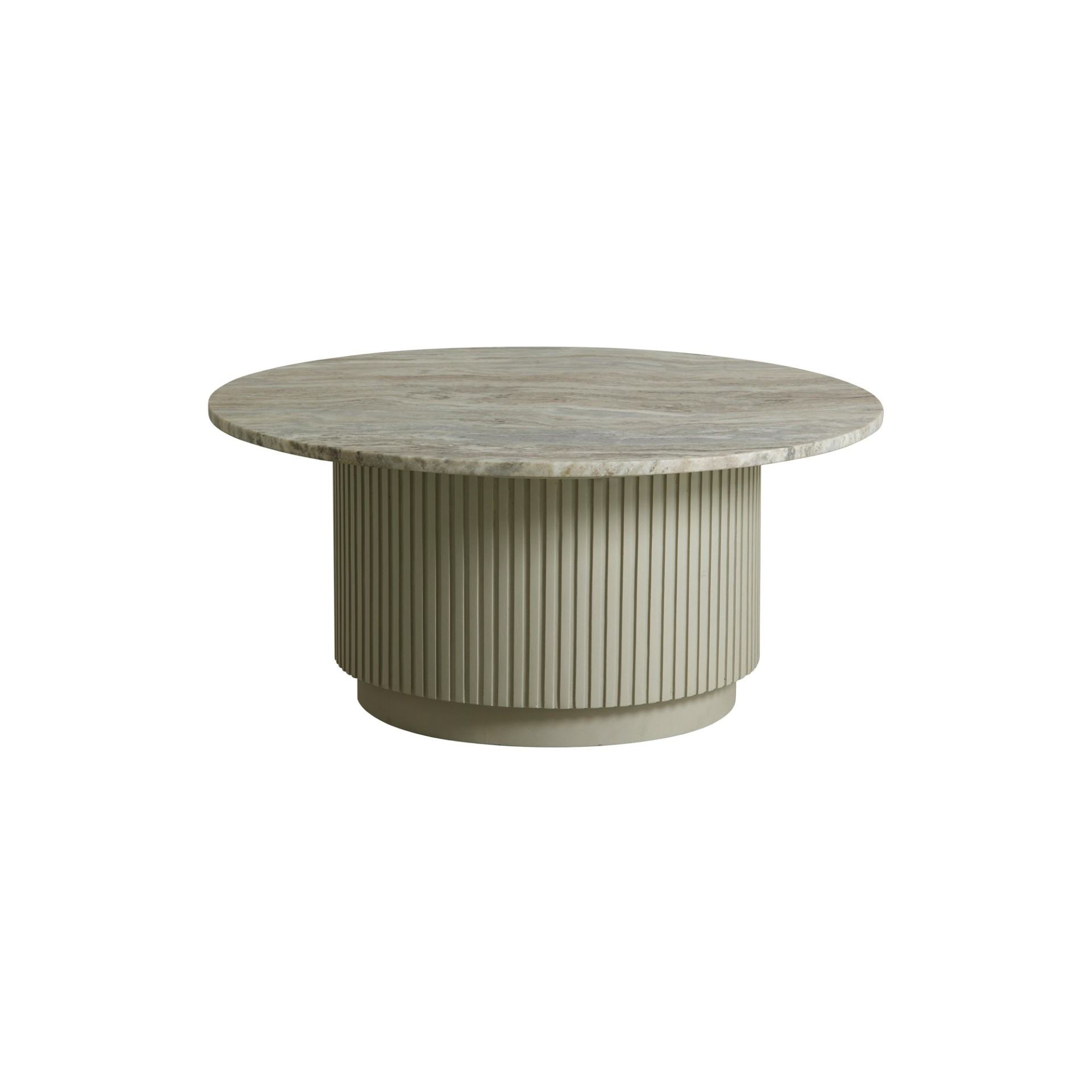 Salontafel Erie beige Ø90 cm
