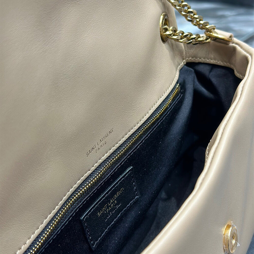 YSL calypso small in plunged lambskin - Top Club