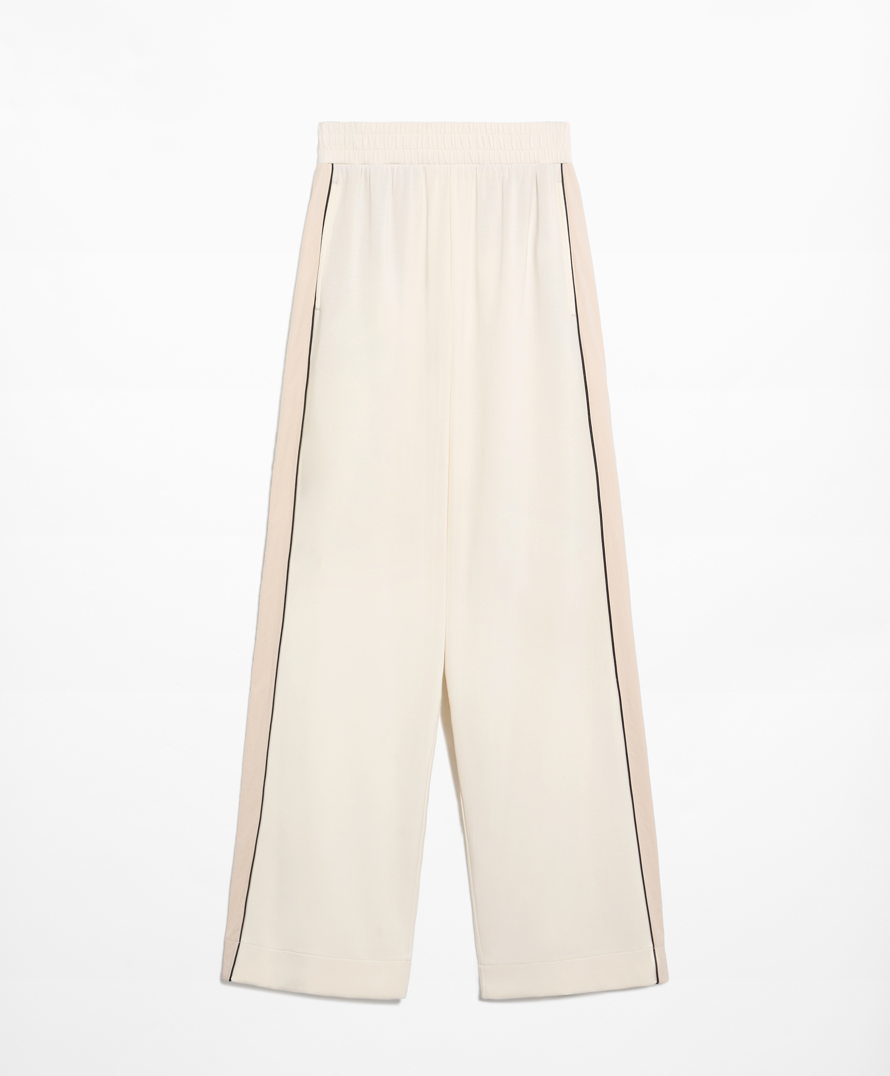 OYSHO Side appliqué straight-leg trousers with modal