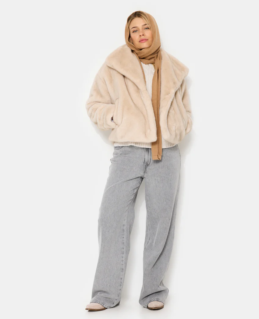 Pimkie Blouson fausse fourrure avec grand col