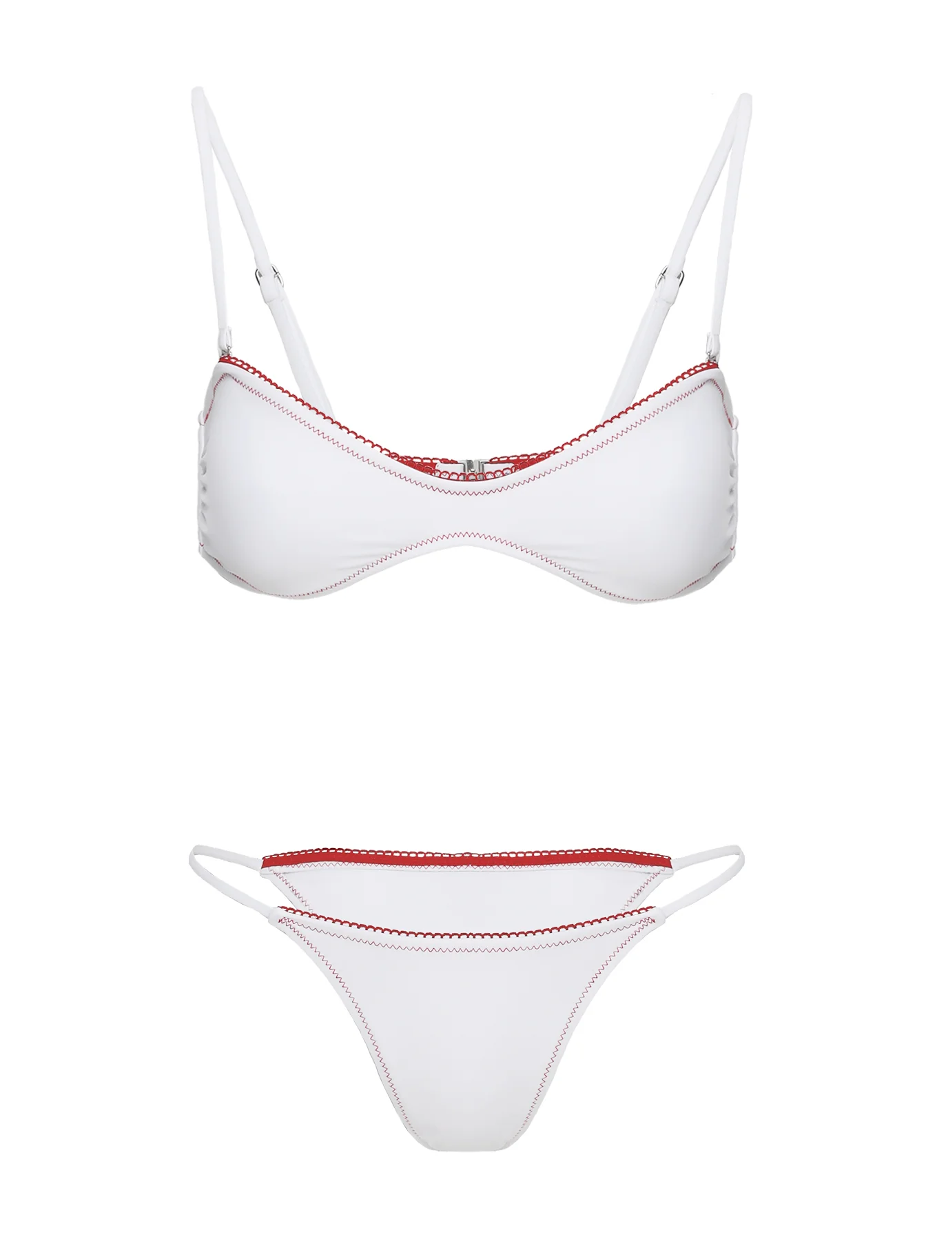 Othella String Bikini Bottoms White / Red