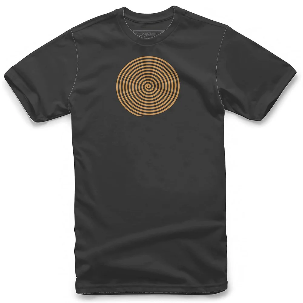 CAMISETA ALPINESTARS OSCAR SPIRAL NEGRO / AMARILLO