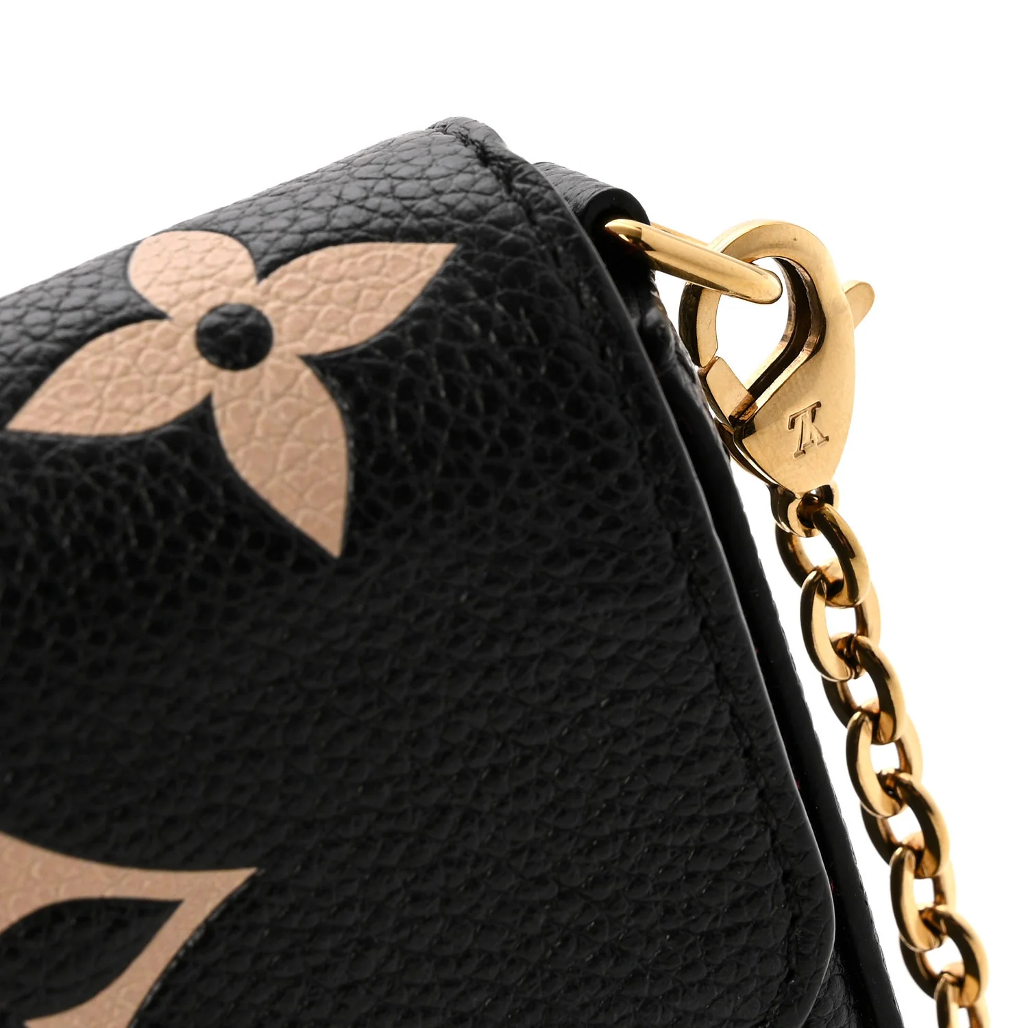 Empreinte Monogram Giant Felicie Pochette Black Beige - Top Club