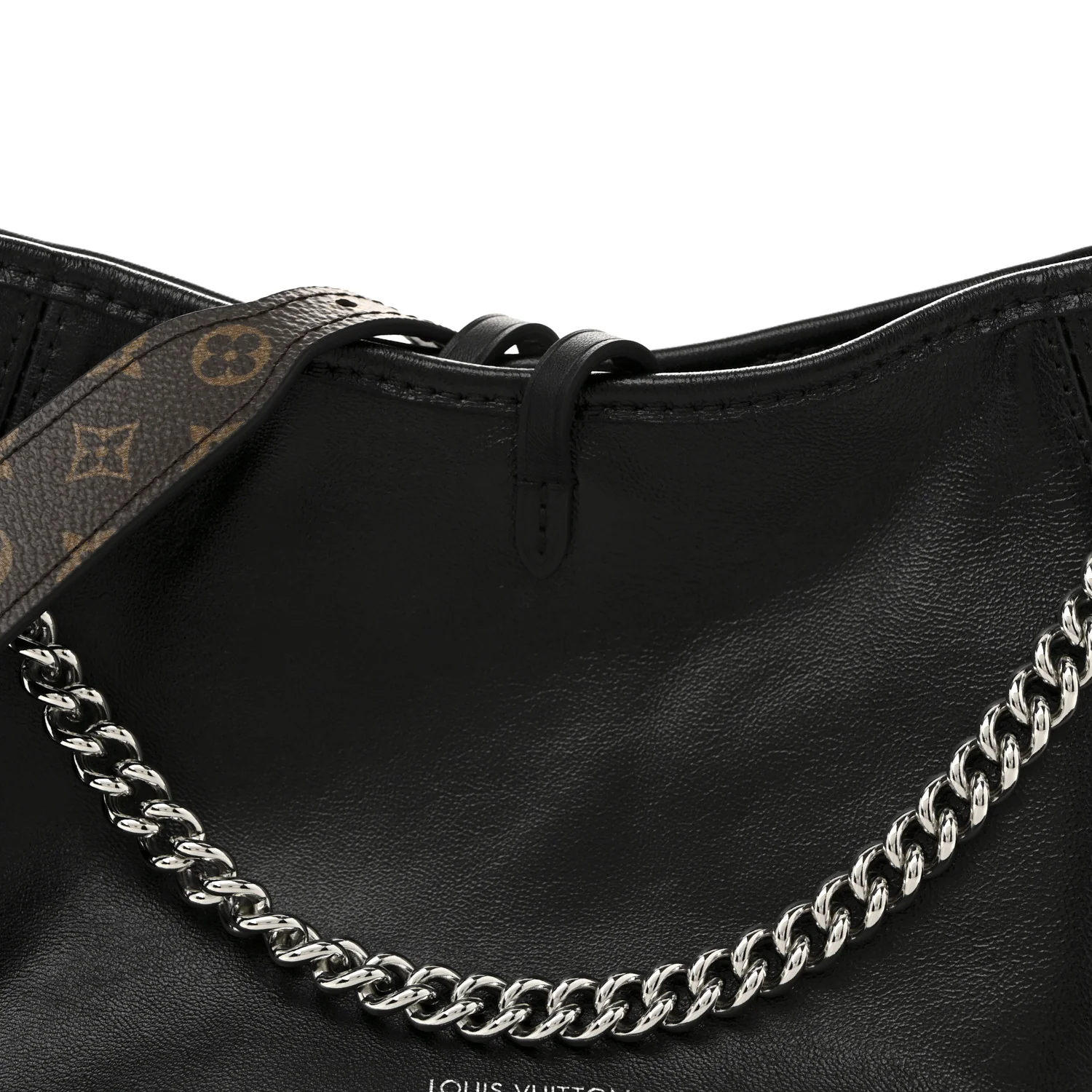 Lambskin CarryAll Cargo Vibe PM Black - Top Club