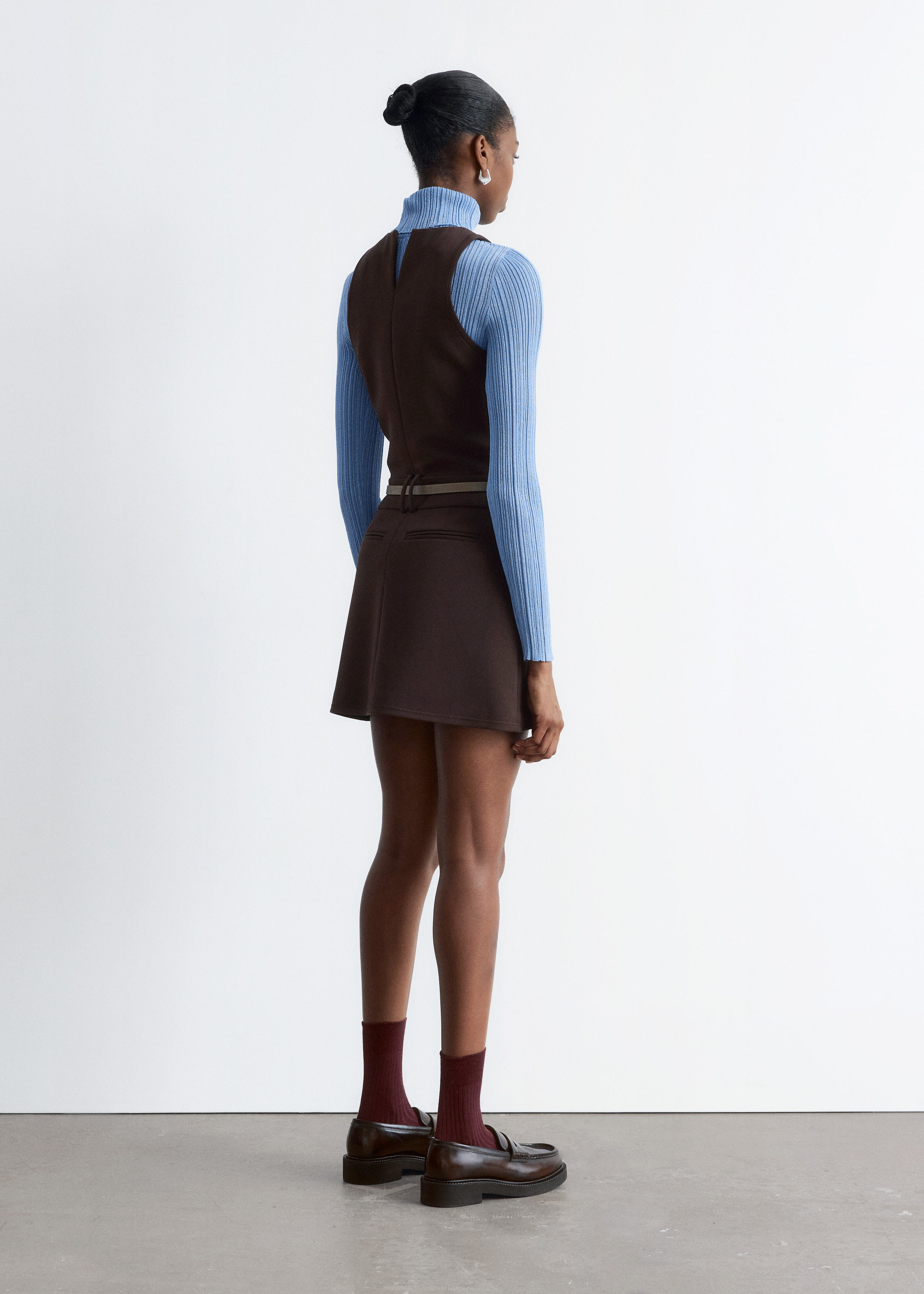 & Other Stories SLEEVELESS A-LINE MINI DRESS