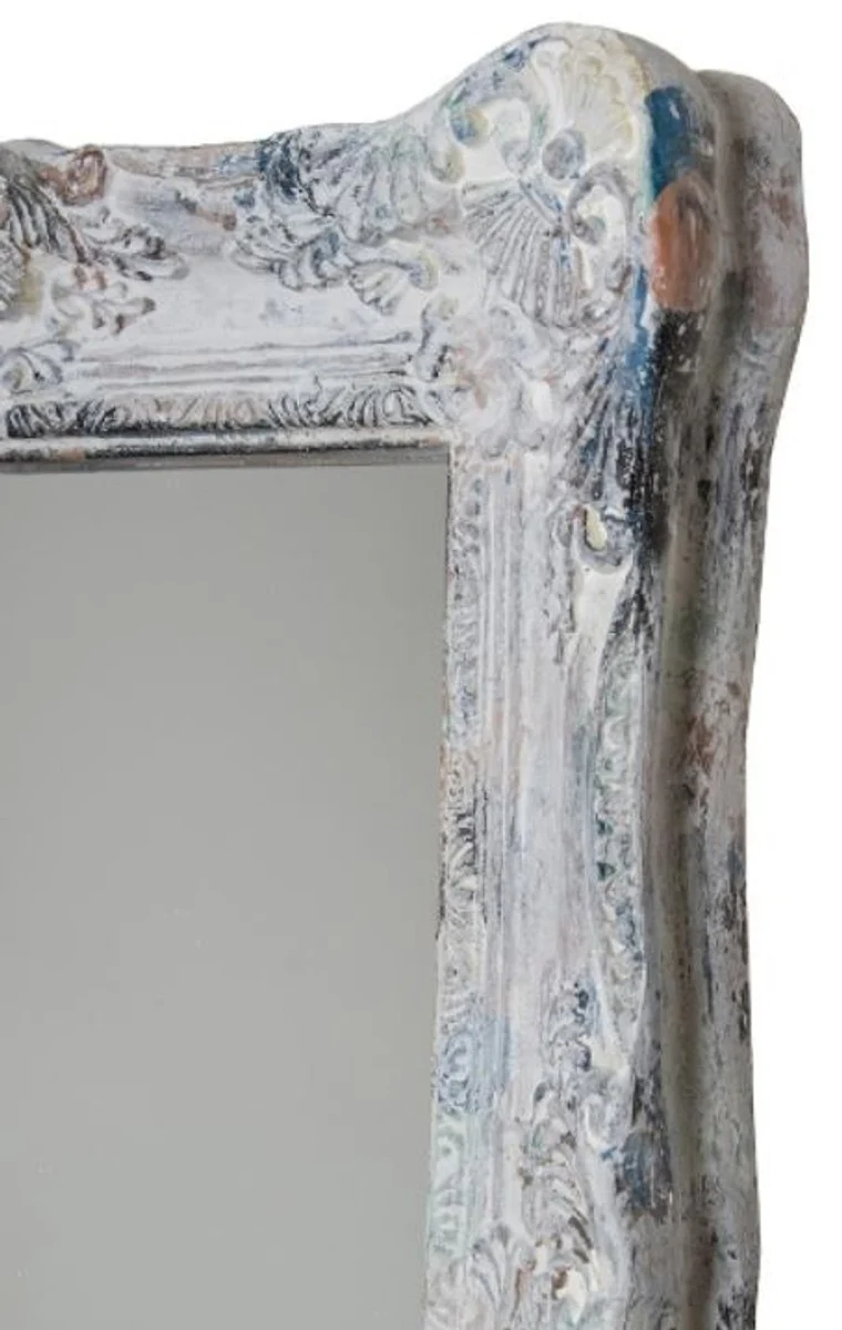 Baroque style mirror / wall mirror antique gray 42 x H. 54 cm - Baroque furniture