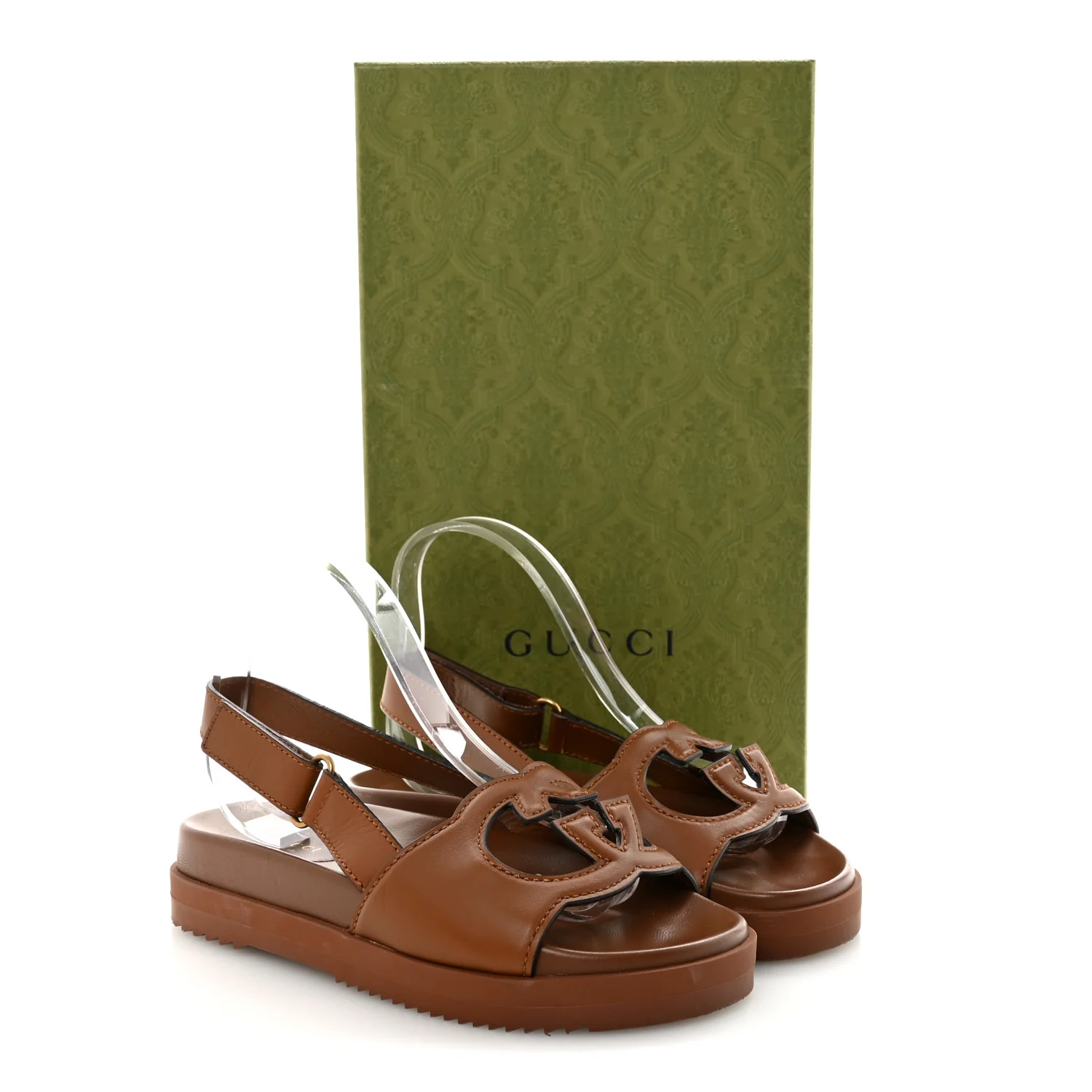 Cosmos Softy Calfskin Interlocking G Slingback Sandals 38.5 Cuir - Top Club