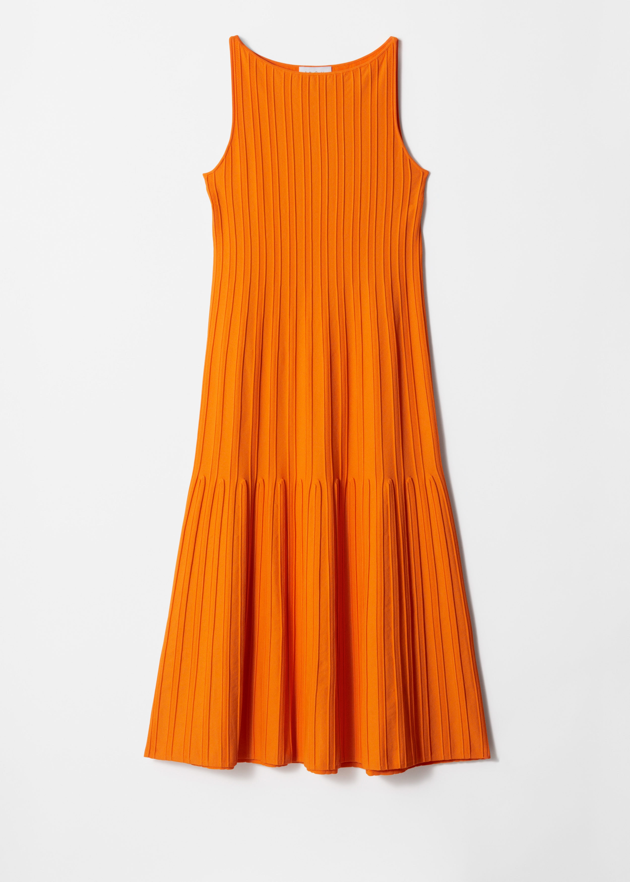 & Other Stories RIB-KNIT MIDI DRESS