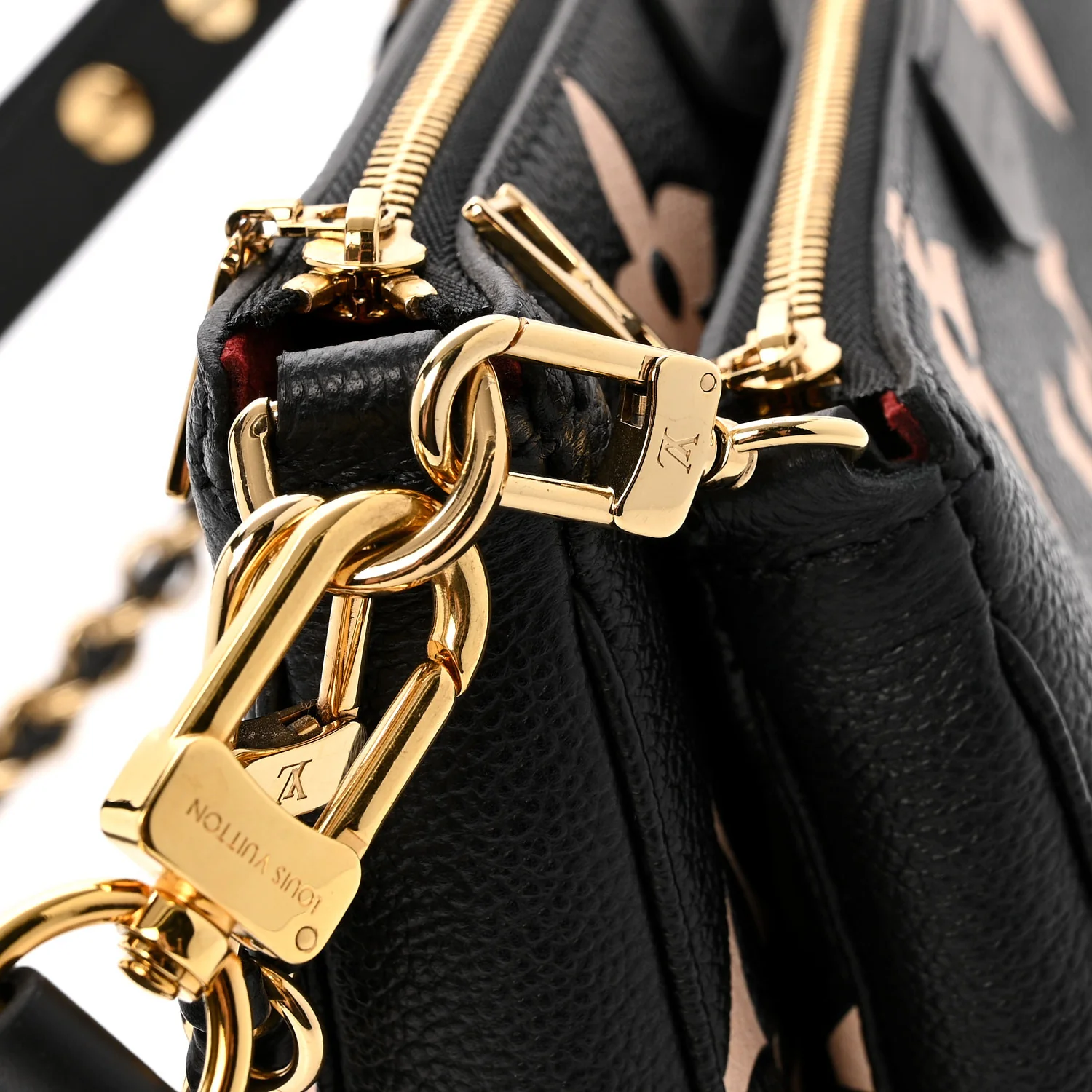 Empreinte Monogram Giant Multi Pochette Accessories Black Beige - Top Club