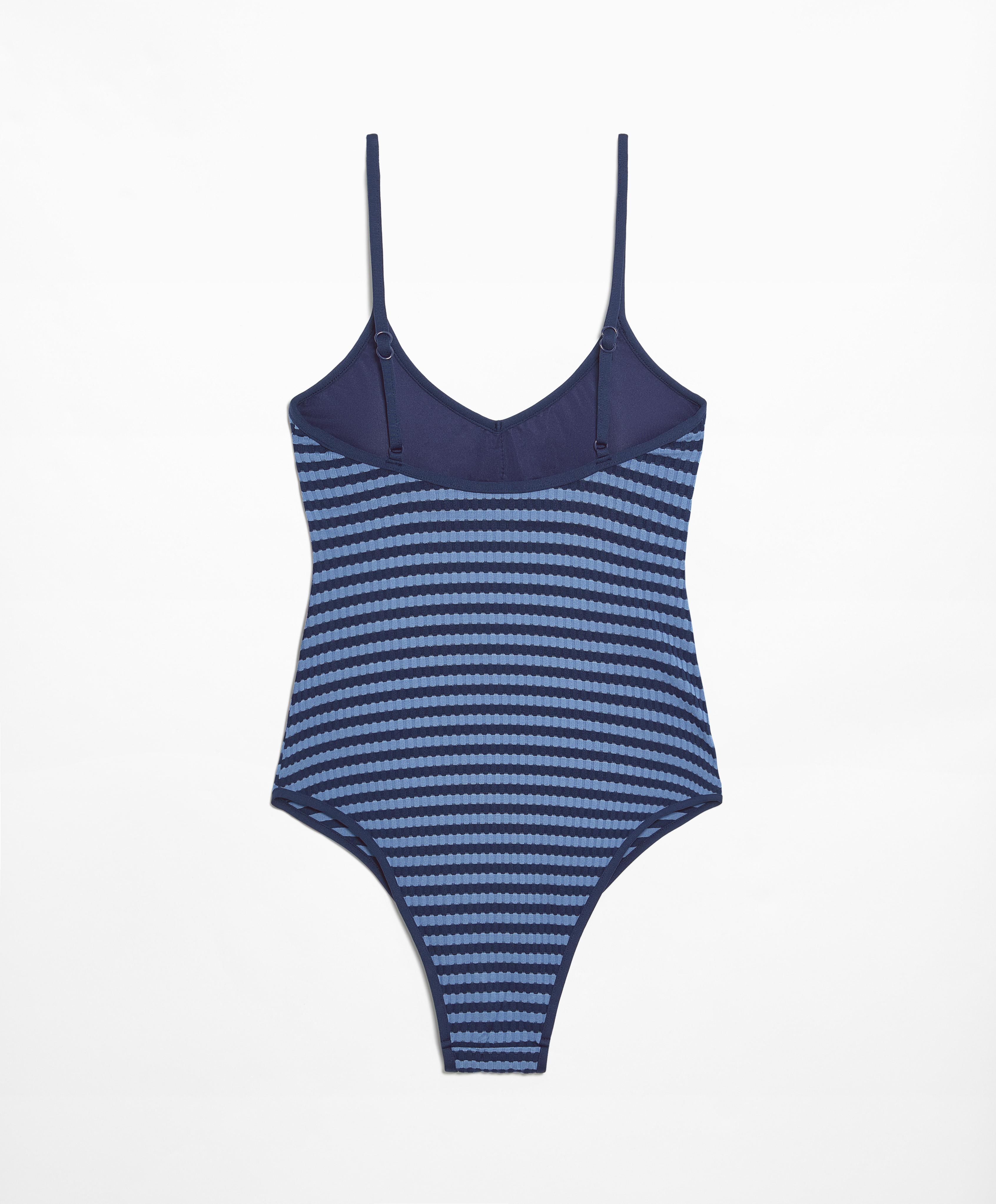 OYSHO Textured stripe triangle swimsuit