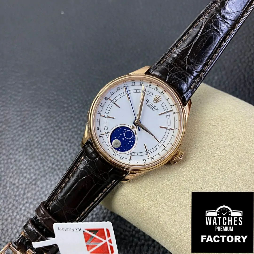 Rolex Cellini M50535-0002 KZ Factory Brown Strap