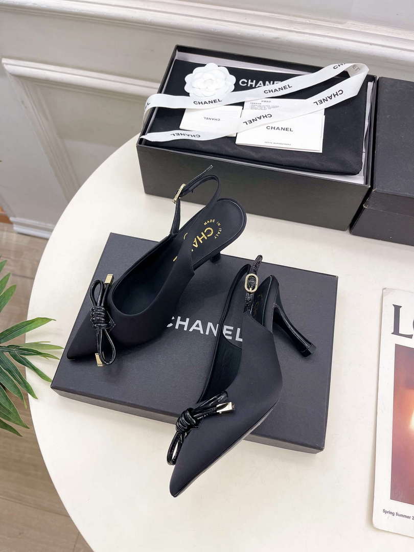 Chanel Women's Fashion Slingbacks Shoes C93485 - Sneaker Replica Workshop