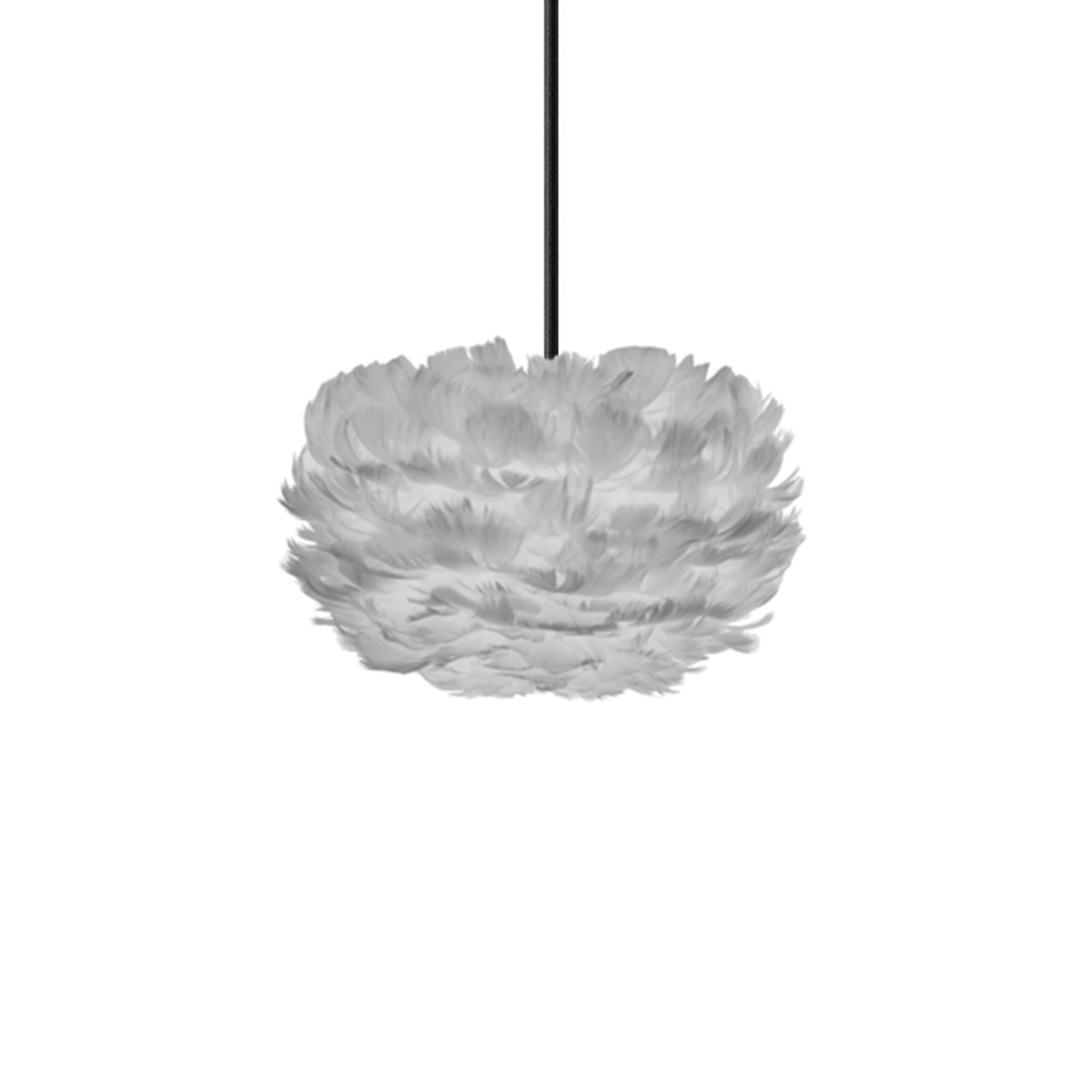 Hanglamp EOS Mini Ø35cm + Koordset zwart Lichtgrijs