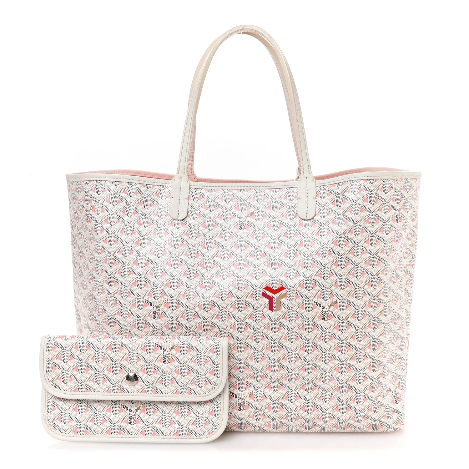 Goyardine Saint Louis Claire Voie PM White Pink - Top Club