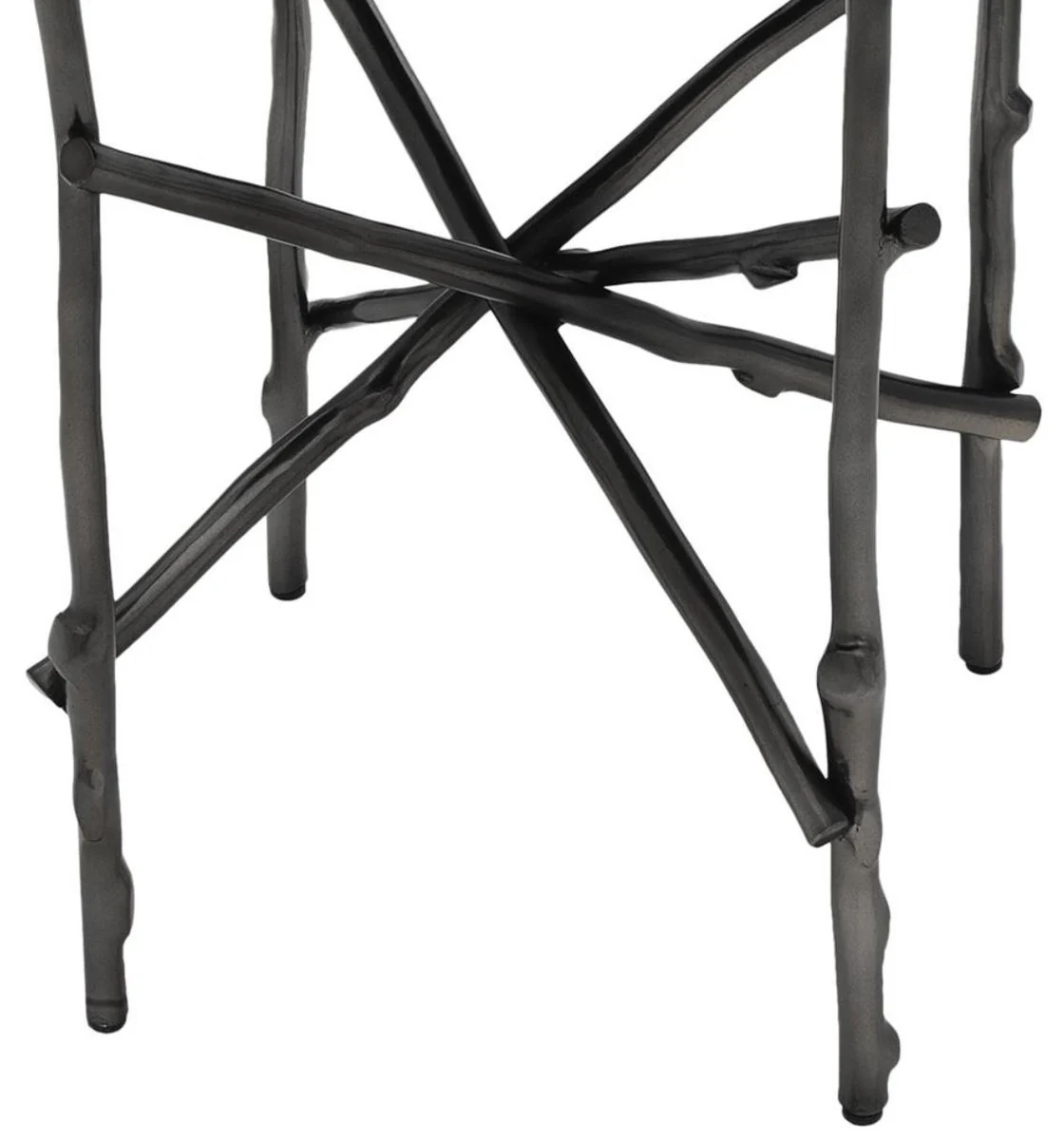 Luxury side table bronze / black Ø 50.5 x H. 58.5 cm - luxury furniture