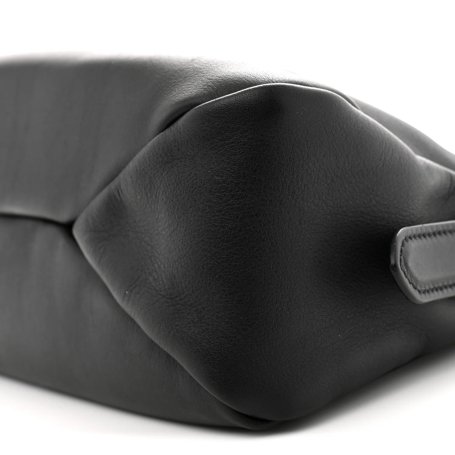 Soft Calfskin Medium Aimee Shoulder Bag Black - Top Club