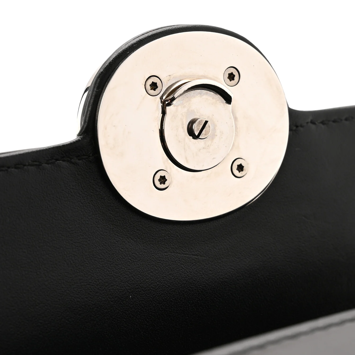 Senna Calfskin Petite GG Top Handle Shoulder Bag Black - Top Club