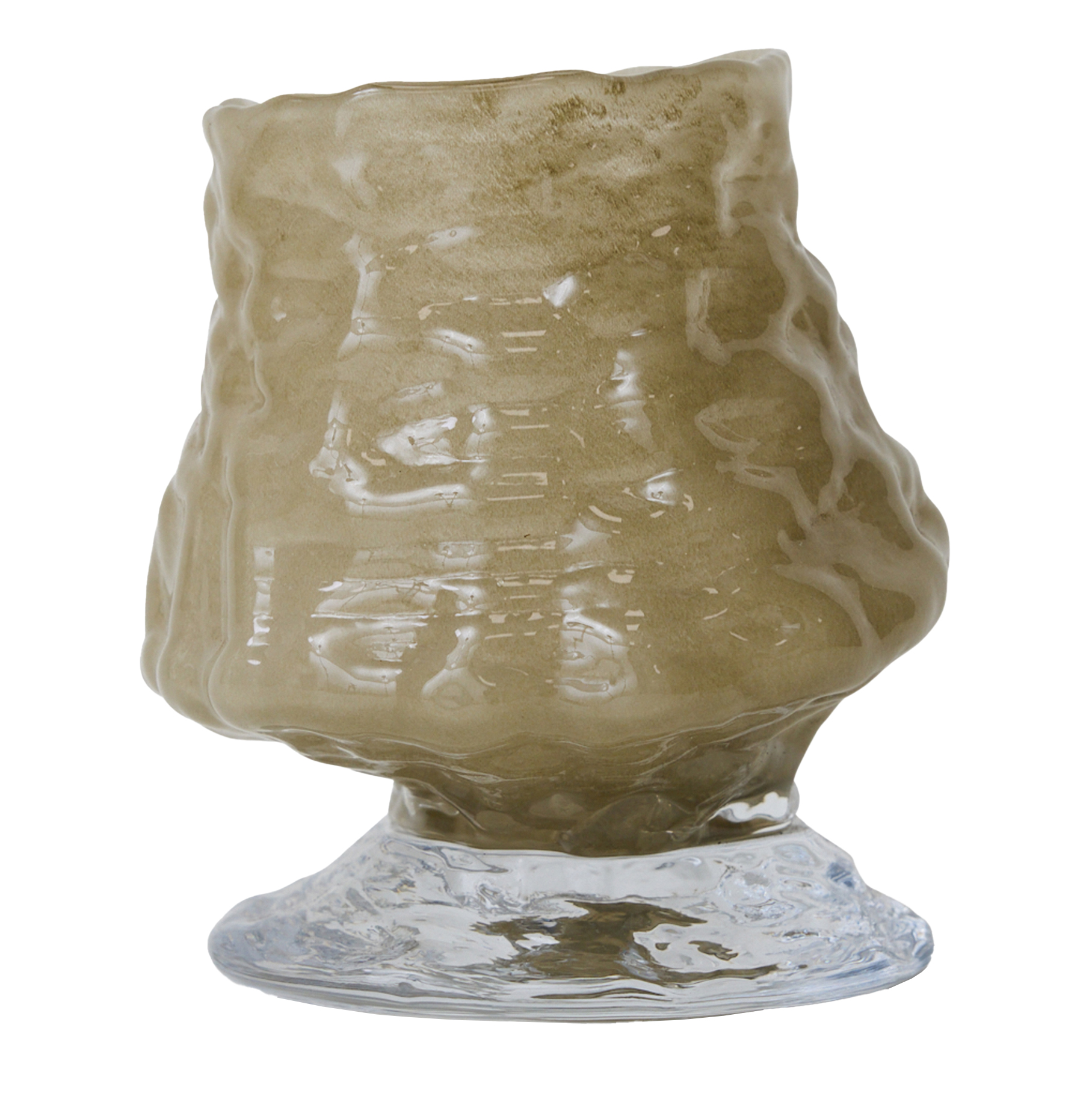 Vaas glas textured sage