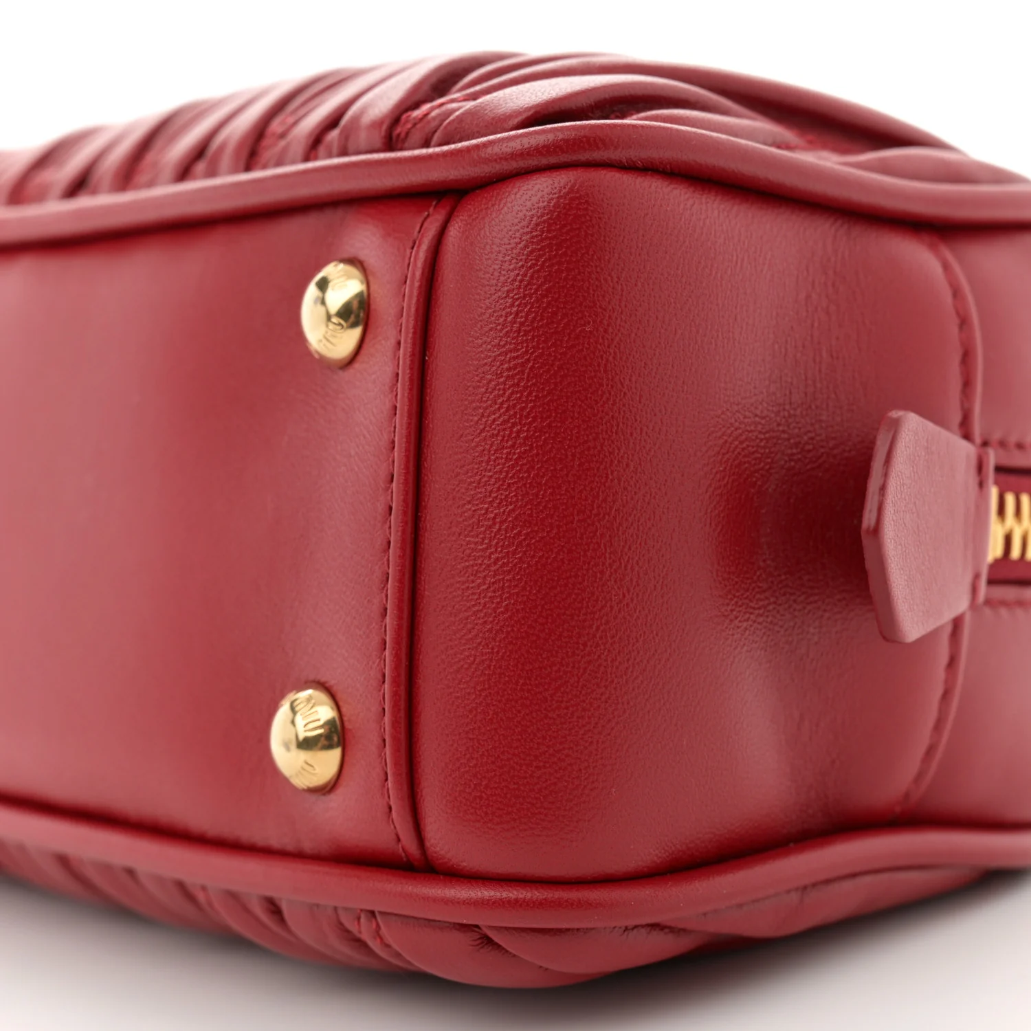 Nappa Matelasse Regular Arcadie Top Handle Bag Rosso - Top Club