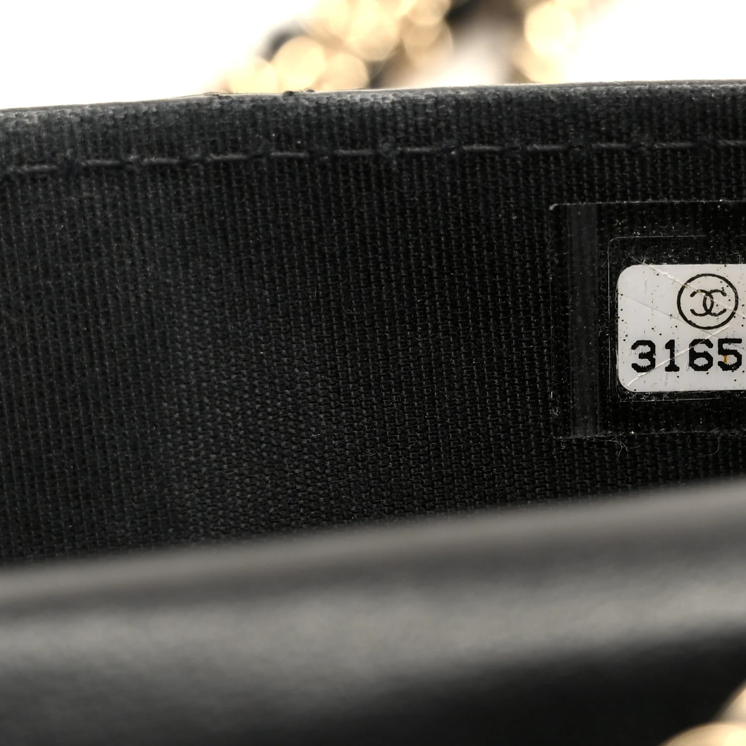 Lambskin Quilted Trendy CC Card Holder On Chain Black - Top Club