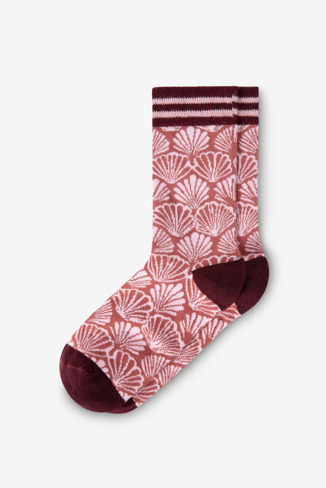 Rode sokken met print