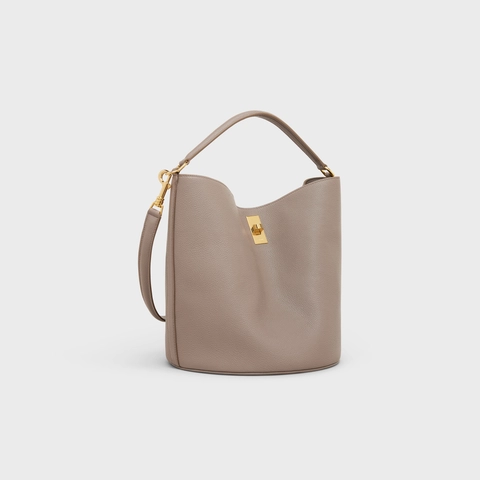 BUCKET 16 BAG IN SUPPLE GRAINED CALFSKIN PEBBLE - Top Club