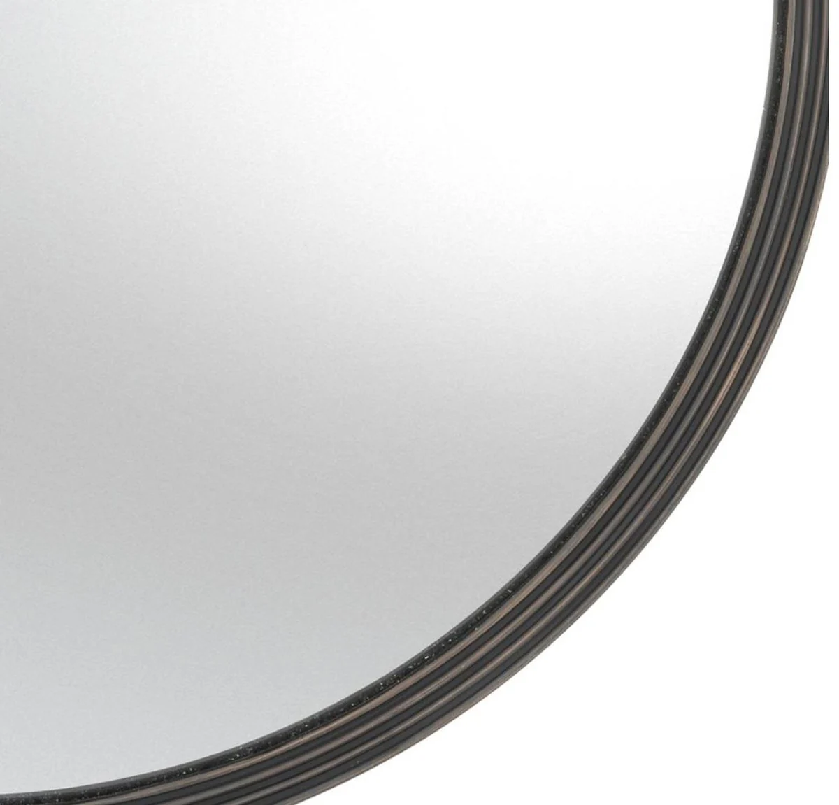Wall mirror antique bronze diameter 91 cm - luxury mirror