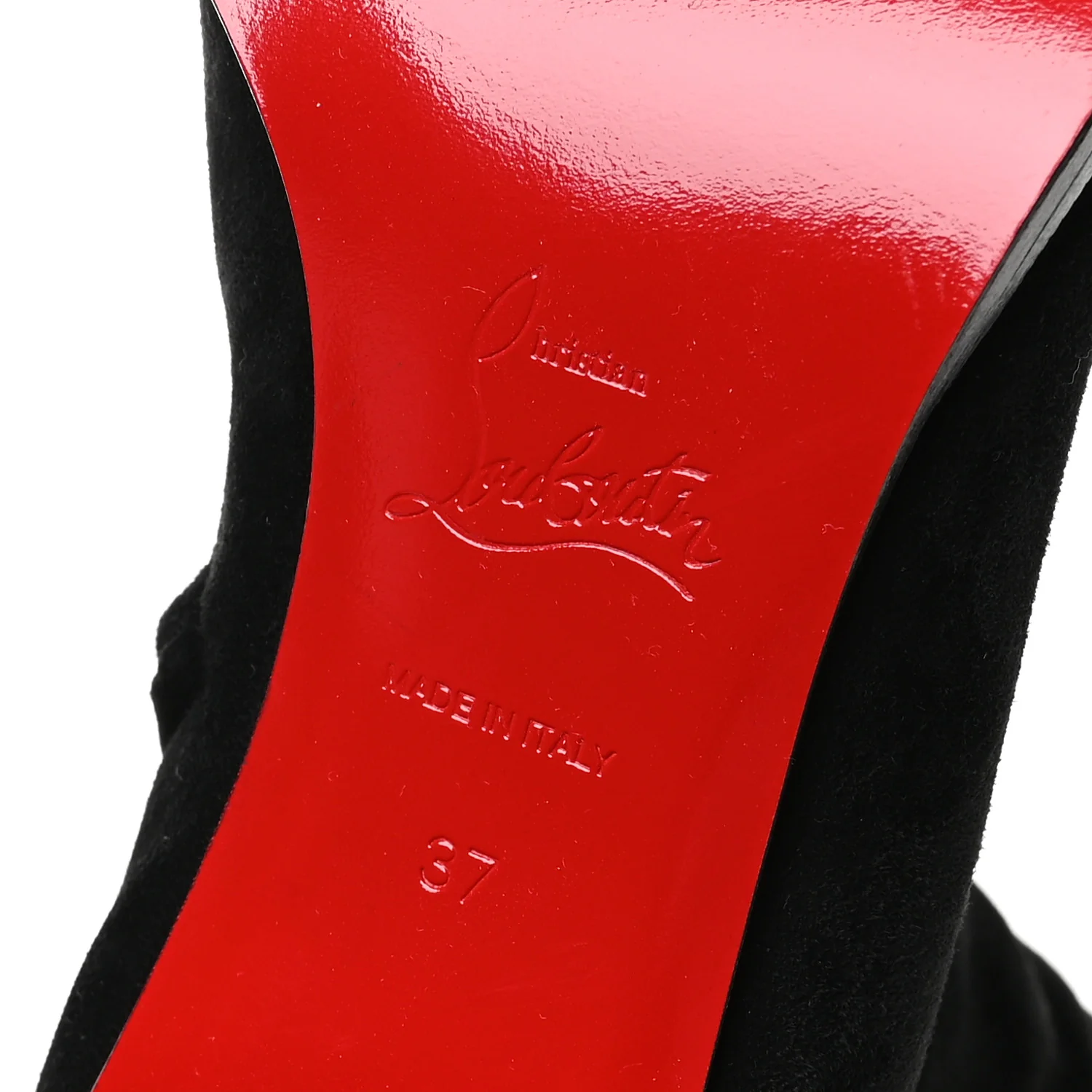 Veau Velours Stretchadoxa Botta Alta 70mm Boots 37 Black - Top Club