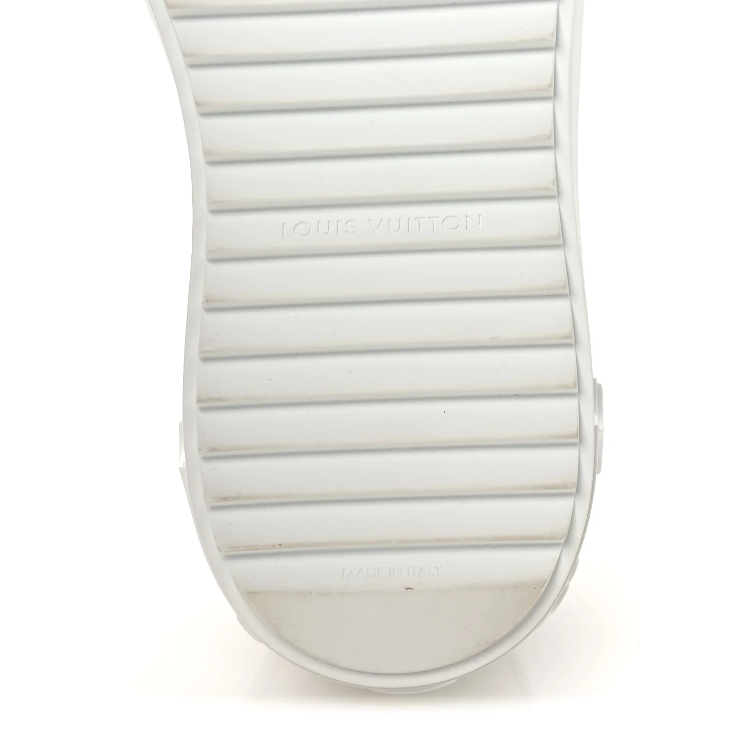Lambskin Embossed Monogram Time Out Sneakers 39 White Brown - Top Club