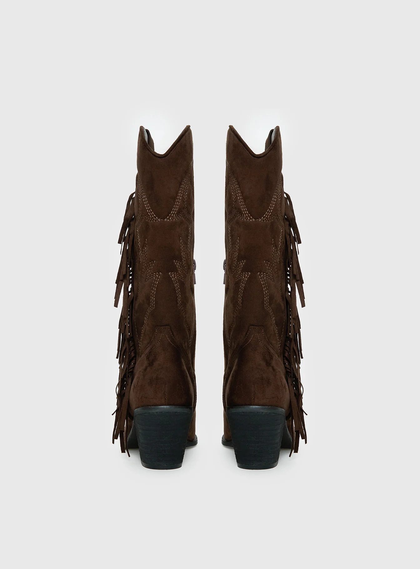 Therapy Chaos Cowboy Boots Brown