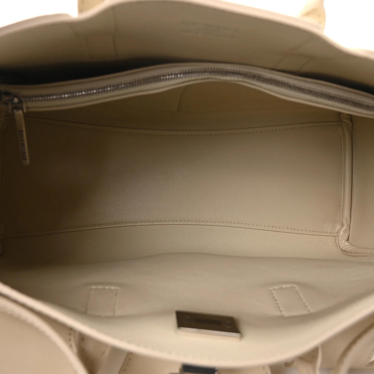 Smooth Calfskin Small Bel Air Carry All Bag Soya - Top Club