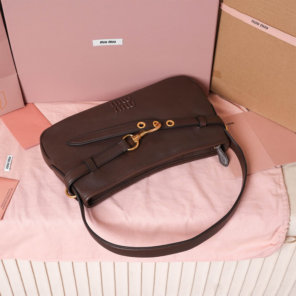 MIUMIU Regular Aventure nappa leather bag(HIGH-END GRADE) - Top Club