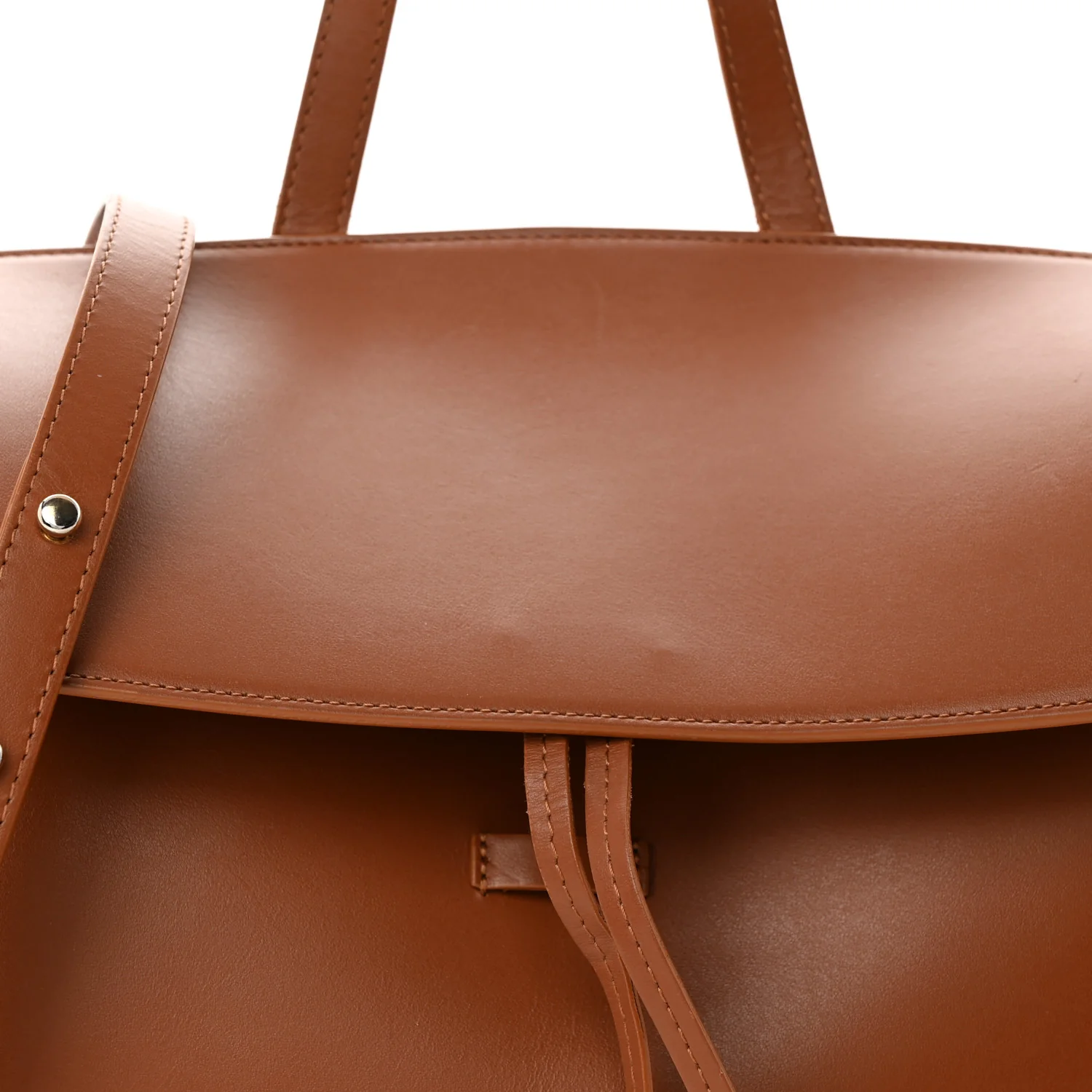 Calfskin Soft Lady Bag Biscotti - Top Club