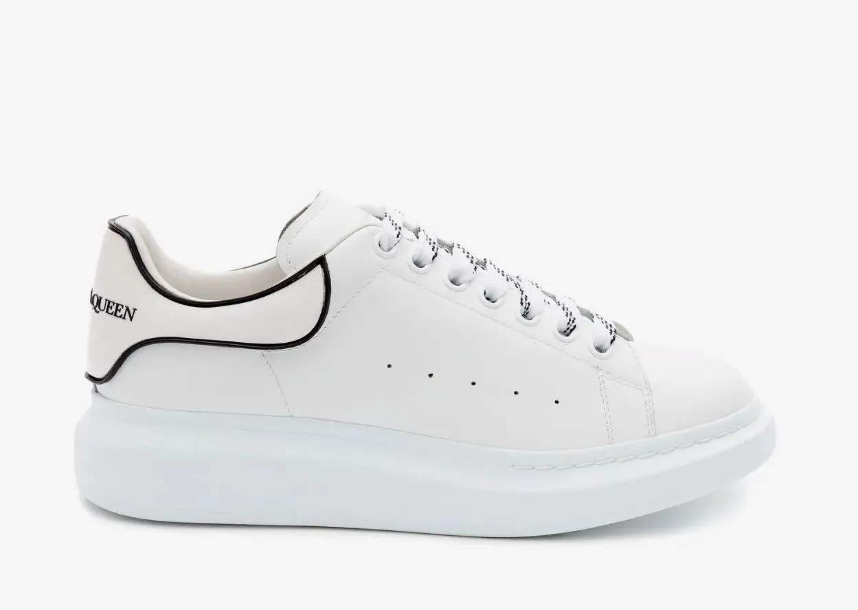 Alexander Mcqueen Men's Oversized Sneaker in White/black - Sneaker Replica Workshop