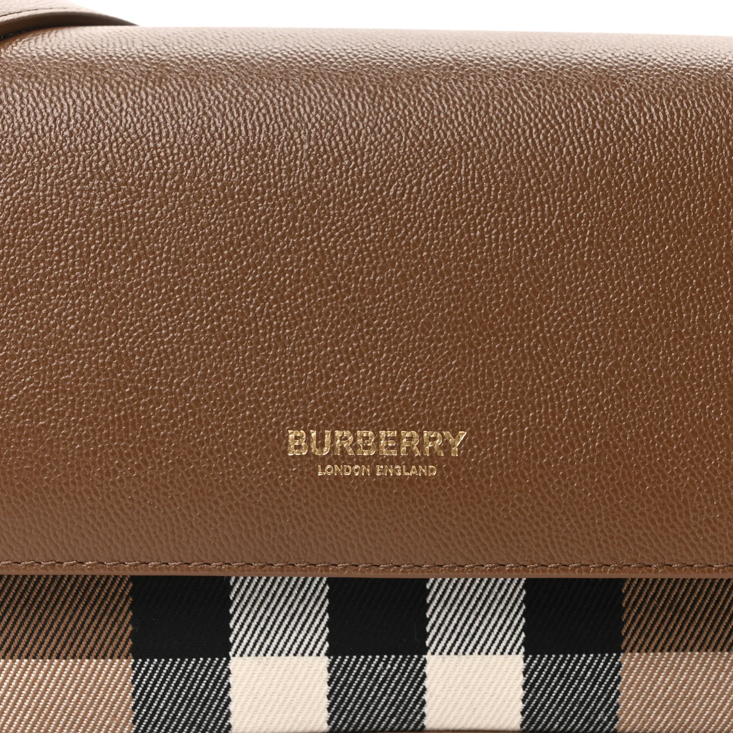 Grained Calfskin House Check Tartan Mix New Hampshire Earth - Top Club